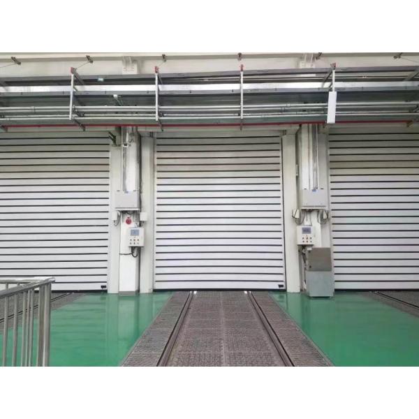 Rolling Grey Shutter Spiral Security Automatic Warehouse Door with and Fast Rolling