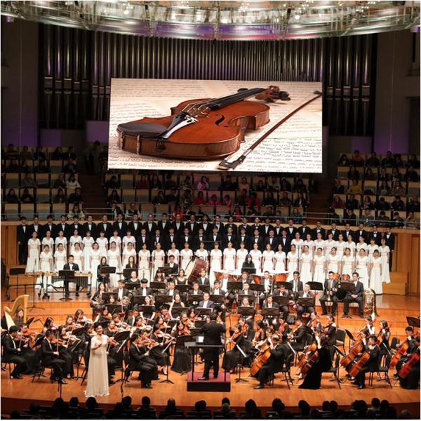 Wide Viewing Angle Indoor Video Player Mobile Stage Screen P4.81 Fast Lock Design