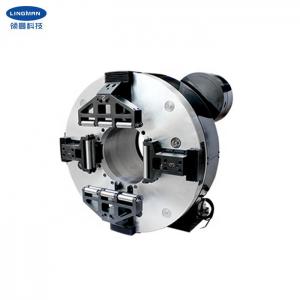 China 360 Degrees Rotation Pneumatic Rotary Chuck With Φ0-Φ170 Clamping Range on sale