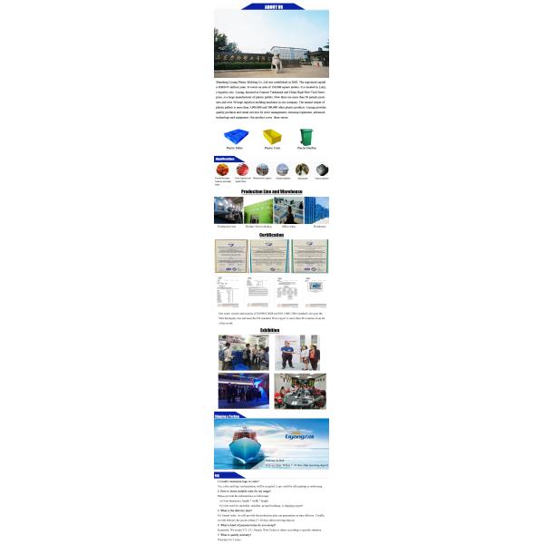 100% HDPE Plastic Folding Crate Box For Fruit And Vegetables