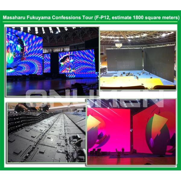 2500 Nits Large Stadium LED Display Screen Rental With Folding Flexible Modules