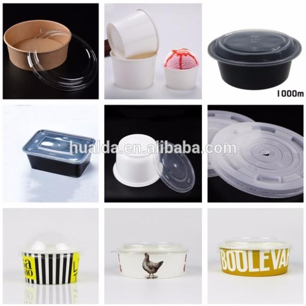 Plastic Ice cream cup lid cutting and punching machine
