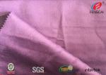 75D FDY 140gsm Heavy Faux Suede Upholstery Fabric , Purple Suede Microfiber