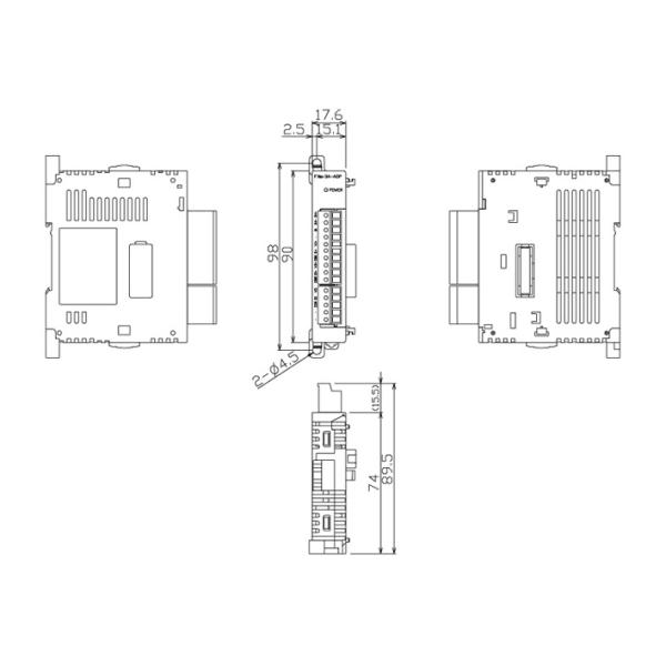 High Quality Mitsubishi PLC FX3U-3A-ADP