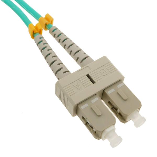 OM3 Duplex SC Patch Cord 2 Core LSZH PVC Sheath UPC Ferrule