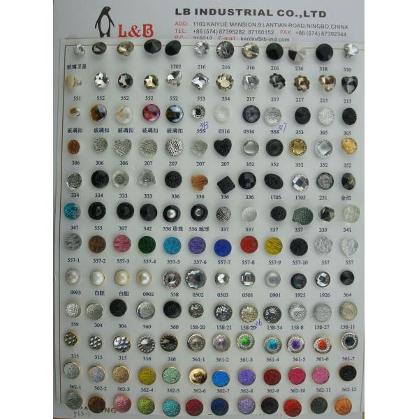 wholesale ABS button with diamond