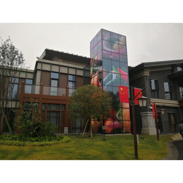 High Quality P3.9_7.8 Full Color High Stability Brightness Transparency Led Mesh Screen Led Transparent Display