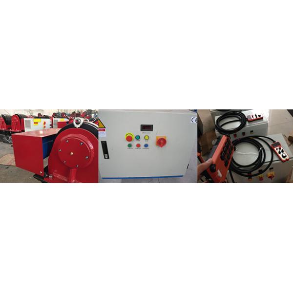 Hand Control Box 10 T / 15 T Pipe Turning Rollers Conventional Bolt Adjustment