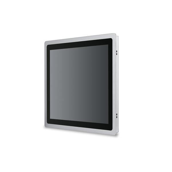 Industrial 17 Inch Embedded Touch Panel PC Front IP65 Waterproof Silver Color
