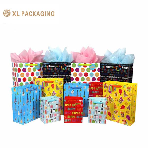 XL Packaging Custom Packaging Factory Custom Printed Personalized Paper Bag For Shopping Handle Bag Shoes Clothing Packing Logo Printing Shopping Bag