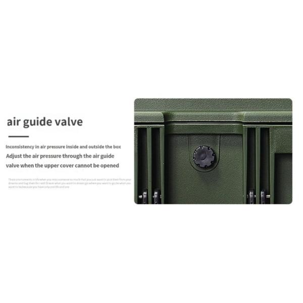 Custom Hard Plastic Tool Case with IP67 Waterproof Dirt Resistant UV Protection for Professional Use