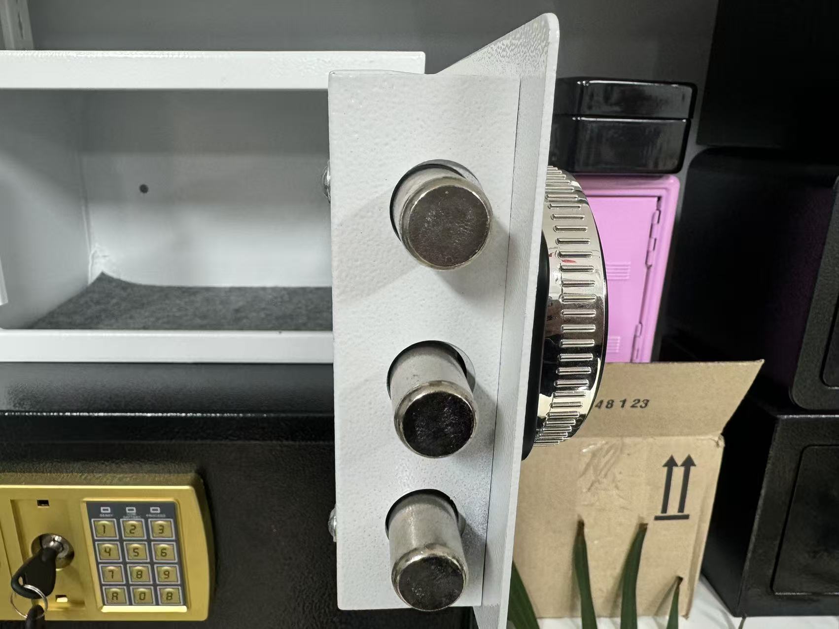 Electronic Digital Password Security Safe Box Wall Mounted Anti Theft Box