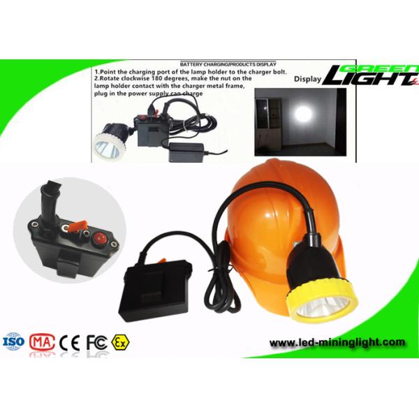 Strong Brightness LED Mining Light Headlamp3 Watt Rechargeable Lithium Ion Battery