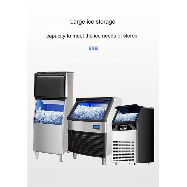 200W Automatic Ice Maker Vending Machine with Automatic Cleaning and Other Compressor