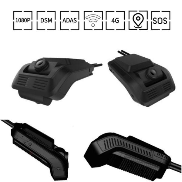 10V-36V Input Voltage 4G Dash Camera with G-Sensor Built-in 3-axis Acceleration
