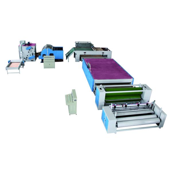 Glue Free Wadding Fiber Sheet Fleece Making Machine