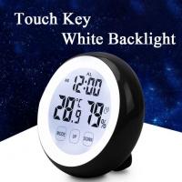 China DTH-3305B B Touch Screen White Backlight Mini Digital LCD Temperature Humidity Meter for sale