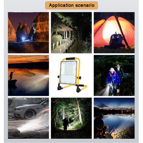 50W High Lumens LED Work Light 360° Rotating Foldable Retractable USB Charging