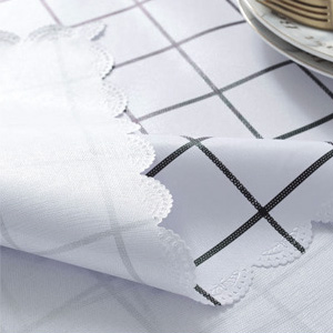Vinyl Tablecloth PEVA Spillproof Wipeable Oilcloth Tablecloth Rectangle Heavy Duty Extra Large Reusable Tablecloth