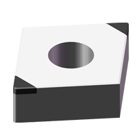 Flexible Rhombic PCBN Inserts Durable Dry Cutting CBN Turning Inserts