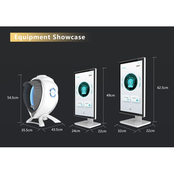 Face Scanner Skin Analyzer JLM M8 Multispectral AI Technology Endless Cloud Storage EU/US Compatible 21.5" Touchscreen
