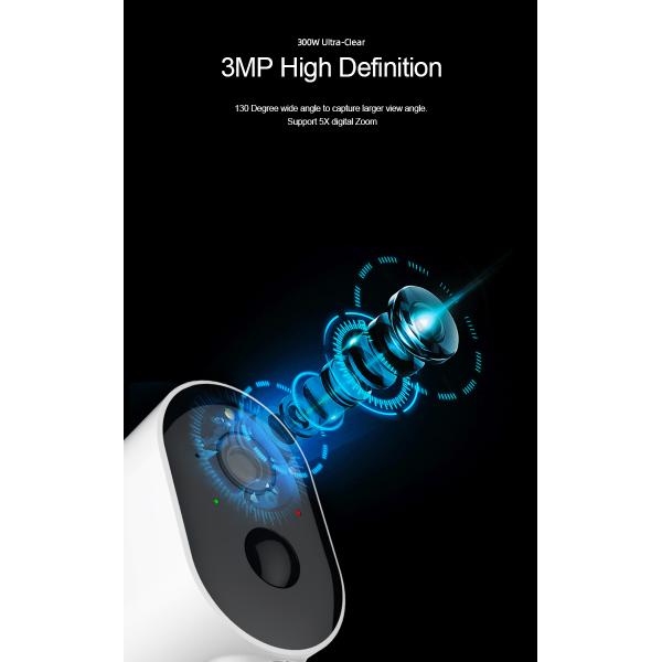 Battery HD Wifi Smart Intelligent Camera Human Motion Detection Security Full Color