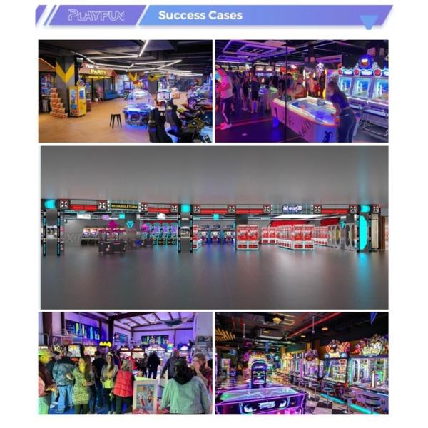 PlayFun Indoor Simulation Driving Car Motion Racing Car Arcade Game Machine
