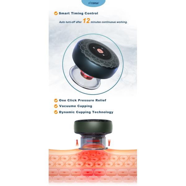 Antirheumatic Function Fitdash Moxibustion Therapy Electric Cupping Device for Treatment