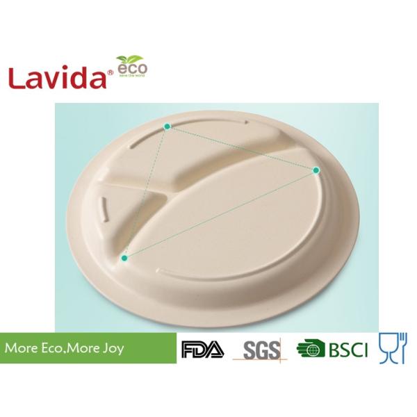Reusable Bamboo Childrens Dinner Set Durable Non - Fragile Formaldehyde Free