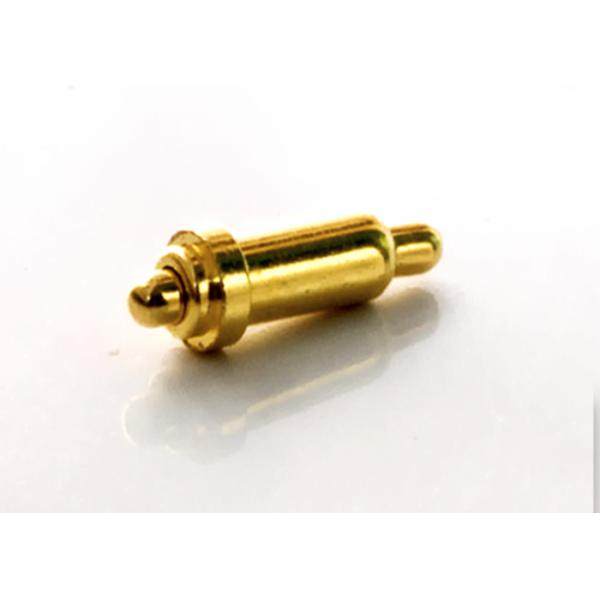 PCB Electrical Spring Loaded Pogo Pin Connector With Spring Wire Smooth Treatment