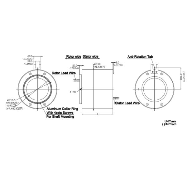 Inner diameter 60mm Slip Rings