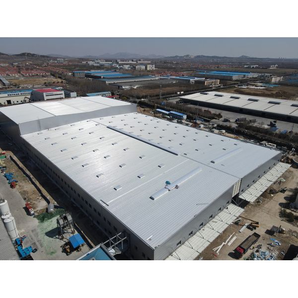 Large Span Light Steel Frame Industrial Workshop for Machinery Processing