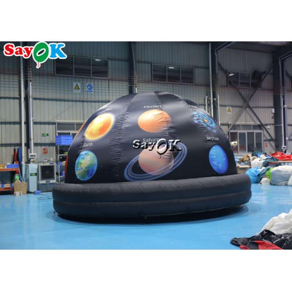 5m Diameter Inflatable Planetarium Black Projection Dome Tent For Science Dispaly