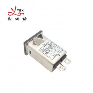 China Yanbixin Produce Shrapnel IEC Inlet EMI Filter UL Approval Power Line Filter on sale
