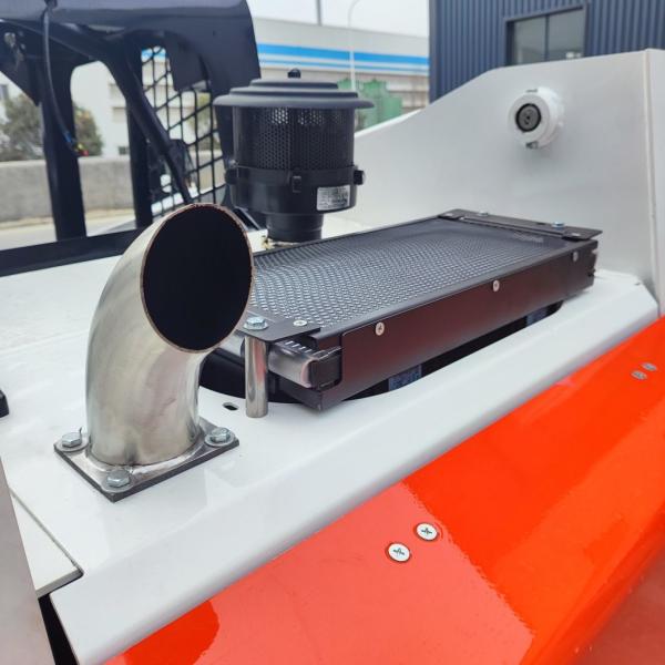 Small Forklift Slip Loader Multi-Function Diesel Skid Steer Loader 3433*1740*2007