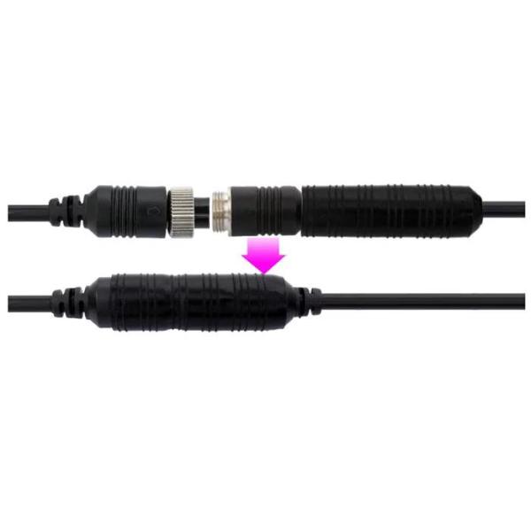 M8 IP67 Power Extension Cable , Customized Conductor LED Display Power Cable Wire