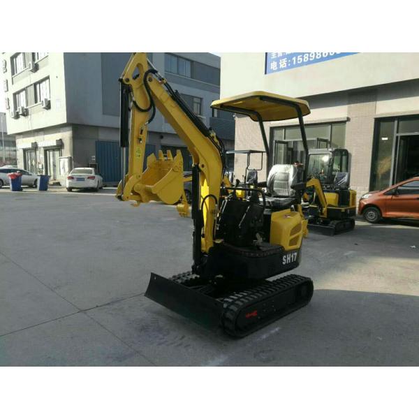 Indoor Ground Digging Micro Hook Machine Mini Digger Compact Earth Moving Machine 2ton