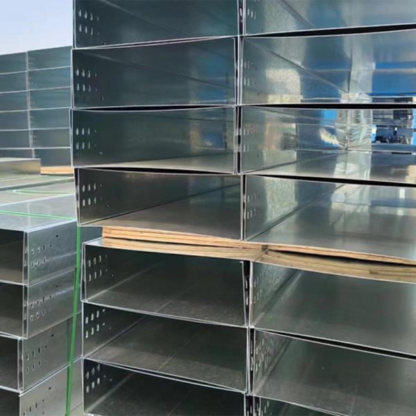 Fire Resistance And Durability Solid Cable Tray With Galvanized Finish