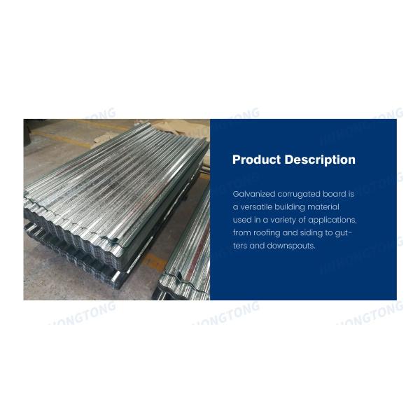 Customization-Ready Thick Galvanized Corrugated Roofing Sheet with Regular Spangle and Inspection