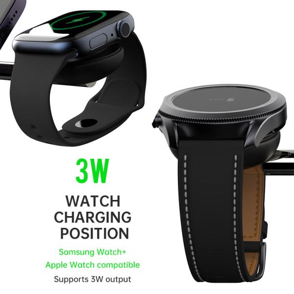 T256 Multi-functional Wireless Charger Support Apple & Samsung Devices