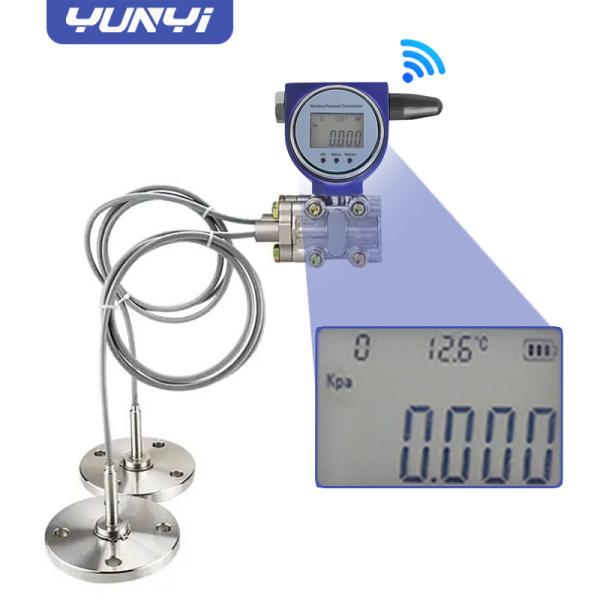 ATEX Certified Wireless Dual Flange Level Transmitter for High Pressure Vessel Application