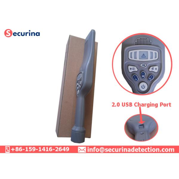 5V Power Supply Handheld Metal Detectors Security Screening With USB Charging