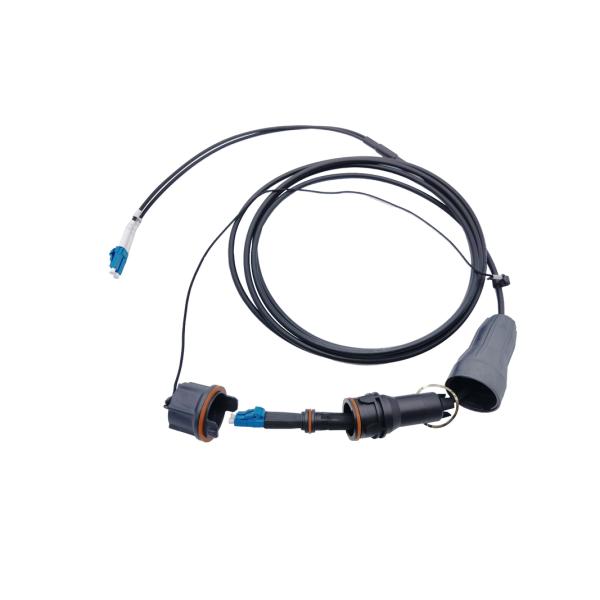 FTTA Waterproof IP67 Fiber Optic Patch Cord 4.8mm G657A2 RRH