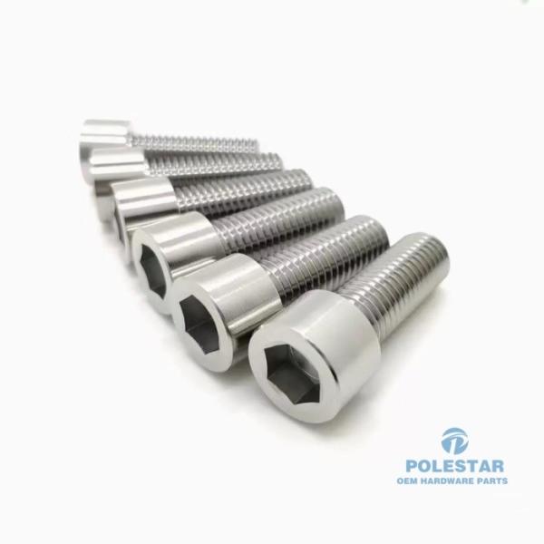 Waterproof Precision Machined Components Hexagonal Screws OEM