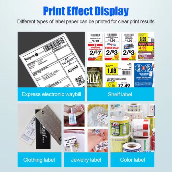 Professional 4x6 Thermal Barcode Printer Marklife High Speed Shipping Label Maker (160mm/s)