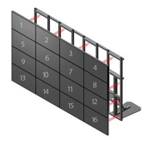 LCD Wall Display Unit