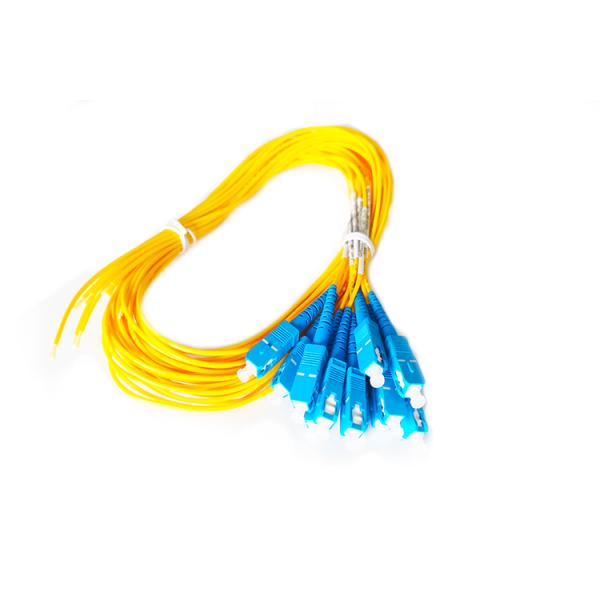 Simplex 2.0mm 1.2m SC UPC Fiber Optic Pigtail Low Insertion Loss