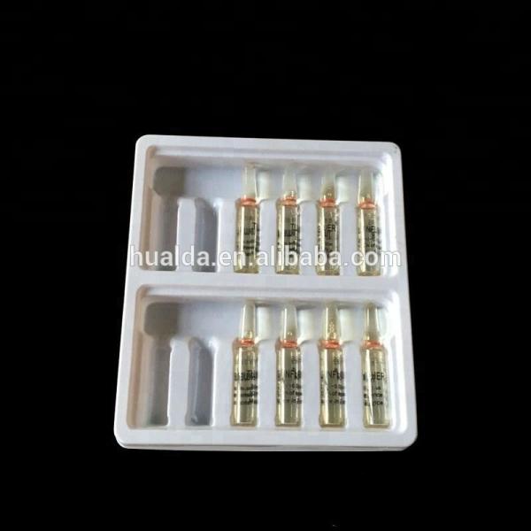Machine to make disposable plastic transparent wax crayon pen packaging insert tray box