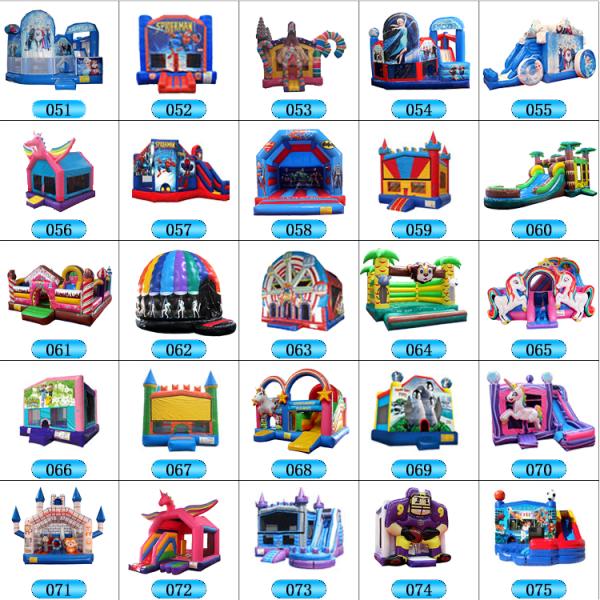 Interactive Shooting Game Launch Inflatable Bounce Bed with Blower and Customized Color