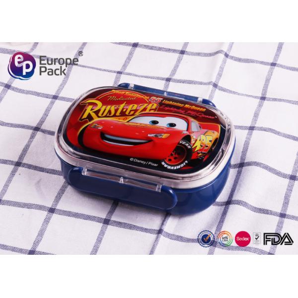 Light Weight Recycled Healthy Kids Plastic Lunch Boxes PP Material